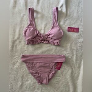 NWT Ninety-Nine light Purple Bikini Set Size Small